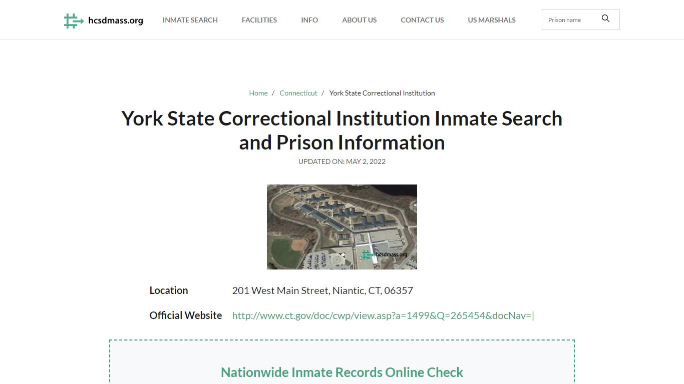 York State Correctional Institution Inmate Search ...